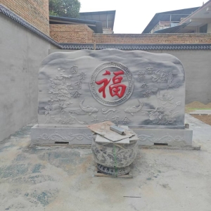 大门对墙影壁