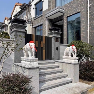 汉白玉象 (5)